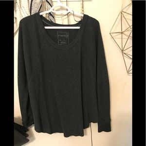 Free people waffle knit top